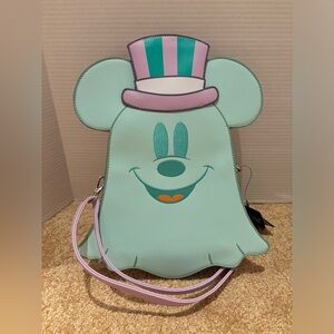 NWT ghost Mickey/Minnie Loungefly crossbody